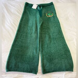 Wicked x Katie Kime | Women's XL | Cozy Knit Lounge Pants Emerald Green NWT Logo